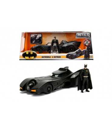 Hollywood Rides - Batman: Batmobile del 1989 con Batman (Scala 1:24)