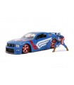 Hollywood Rides - Marvel: Ford Mustang GT del 2006 con Captain America (Scala 1:24)