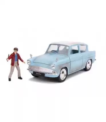 Hollywood Rides - Harry Potter: Ford Anglia del 1959 con Harry (Scala 1:24)