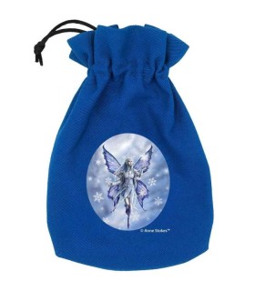 Sacchetto per Dadi - Anne Stokes Dice Pouch - Snow Fairy