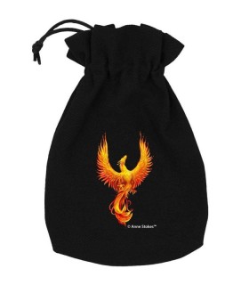 Sacchetto per Dadi - Anne Stokes Dice Pouch - Phoenix