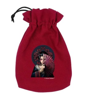Sacchetto per Dadi - Anne Stokes Dice Pouch - Geisha Skull