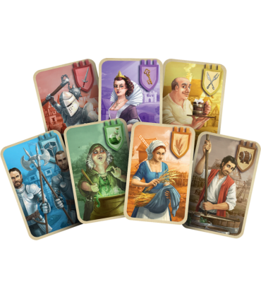 Majesty - Gioco di carte medievale per famiglie, conquista il trono in 30 min, 2-4 giocatori, strategia e divertimento!