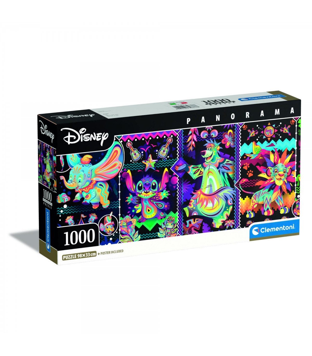 Puzzle da 1000 Pezzi Panorama - Disney Joys