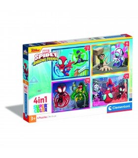 4 Puzzle in 1 - Spidey & Friends