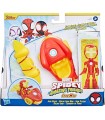 SPIDEY VEICOLO CON PERSONAGGIO E ACCESSORI - IRON RACER