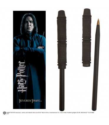 Harry Potter - Bacchetta Penna e Segnalibro di Severus Piton