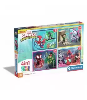 4 Puzzle in 1 - Spidey & Friends