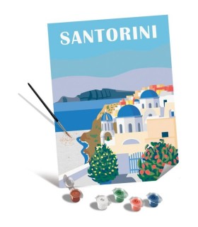 CreArt - Serie B Canvas: Santorini