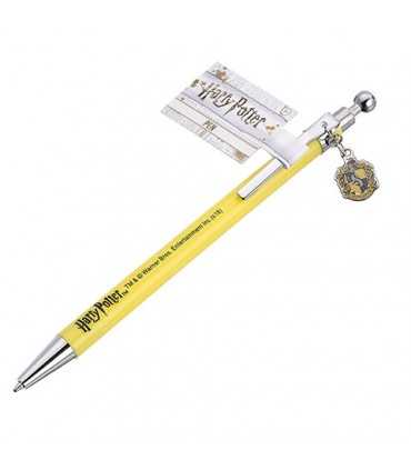 Harry Potter - Penna con Ciondolo Tassorosso