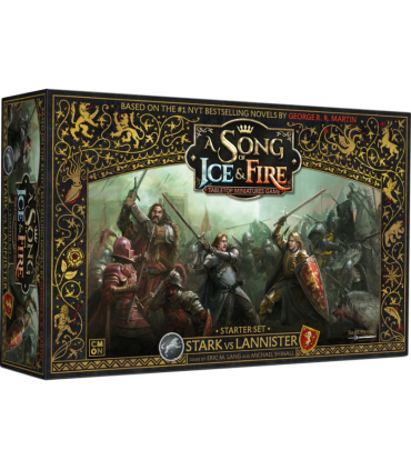 A Song of Ice and Fire - Gioco da Tavolo Strategico 2 Giocatori - Casa Stark vs Casa Lannister - Edizione Asmodee 2018
