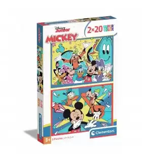 2 Puzzle da 20 Pezzi - Disney Junior: Mickey