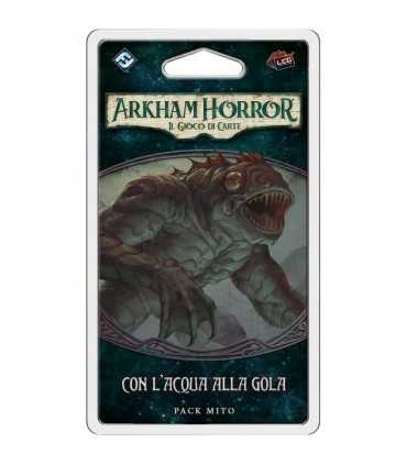 Arkham Horror - LCG: Con l'Acqua alla Gola - Primo Pacchetto Mythos The Innsmouth Conspiracy - Gioco Cooperativo 1-4 Giocatori