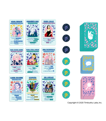 Sogni per Bambine Ribelli - Gioco Cooperativo di Deduzione per 2-100 Giocatori, Ispirato a Storie della Buonanotte - Età 8+