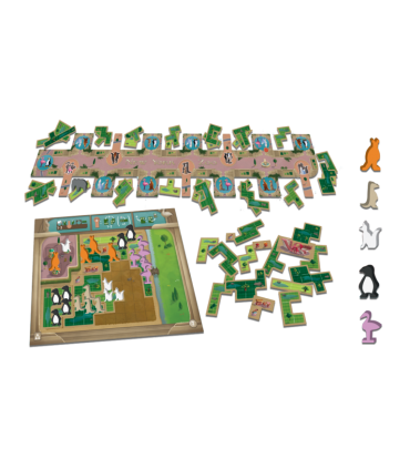 New York Zoo - Gioco da Tavolo Uwe Rosenberg, 1-5 Giocatori, Strategia e Divertimento, Età 10+, 60 Minuti di Gioco