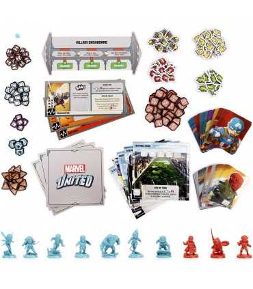 Marvel United - Gioco Cooperativo da Tavolo per 1-4 Giocatori, Avventure con Eroi Marvel, Strategia e Collaborazione Asmodee