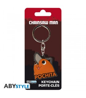 Portachiavi Chainsaw Man Pochita Pvc