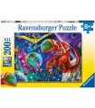 Puzzle da 200 Pezzi XXL - Dinosauri Spaziali