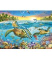 Puzzle da 100 Pezzi XXL - Tartarughe Marine