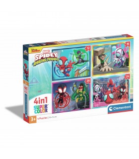 4 Puzzle in 1 - Spidey & Friends
