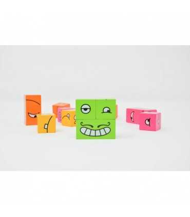 Cubeez - Gioco di velocità e destrezza per 2-4 giocatori, divertente e stimolante per famiglie, 15 min, 6 anni, Oliphante