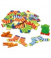 Ruba Calzini Haba - Gioco da Tavolo Divertente per Famiglie, 2-6 Giocatori, Età 4+, 10 Minuti di Divertimento!