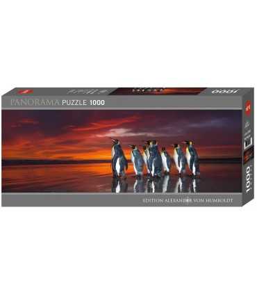 Puzzle da 1000 Pezzi Panorama - King Penguins, AvH