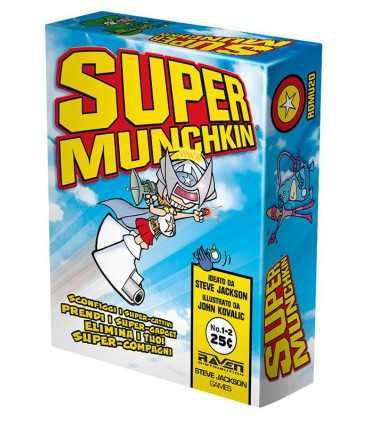 Super Munchkin - Gioco di Carte Divertente di Steve Jackson per 4-8 Giocatori, Avventure Fantasiose e Umorismo Assicurato!