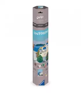 CreArt - Serie B Canvas: Santorini