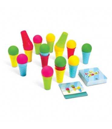 Go Go Gelato! - Gioco da Tavolo di Destrezza per Famiglia, Sfide Colorate, 6+ Anni, 15 Minuti di Divertimento - Oliphante