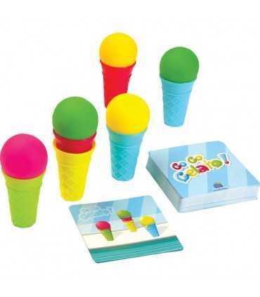 Go Go Gelato! - Gioco da Tavolo di Destrezza per Famiglia, Sfide Colorate, 6+ Anni, 15 Minuti di Divertimento - Oliphante