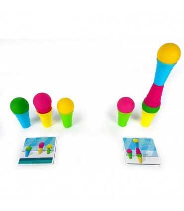 Go Go Gelato! - Gioco da Tavolo di Destrezza per Famiglia, Sfide Colorate, 6+ Anni, 15 Minuti di Divertimento - Oliphante