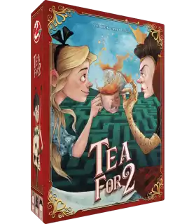 Tea for 2 - Gioco di Carte Strategico per 2 Giocatori | Avventure nel Mondo di Alice e della Regina di Cuori