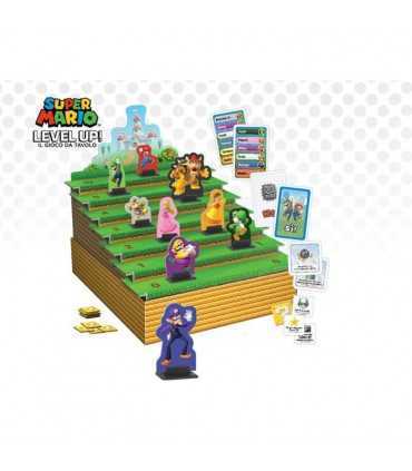 Super Mario: Level Up! - Gioco da Tavolo 3D per 4-8 Giocatori, Divertimento e Strategia per Bambini dai 8 Anni