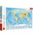 Puzzle da 1000 Pezzi - Physical Map of The World