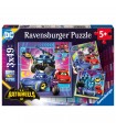 3 Puzzle da 49 Pezzi - Batwheels