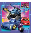 3 Puzzle da 49 Pezzi - Batwheels