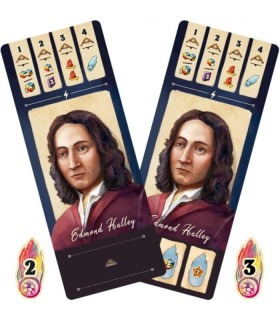 Galileo Galilei - Edmond Halley - Plancia Personaggio Promo