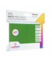 Matte Prime Sleeves Green Pack (100)