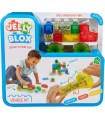 Jelly Blox - Kit Veicolo - 35 Mattoncini Tattili da Costruzione