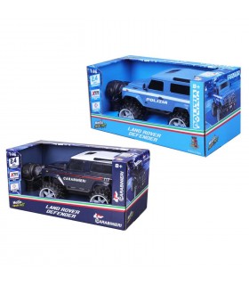 RC Land Rover Defender Vigili del Fuoco 2,4GHZ 1:16 con Luci