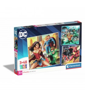 3 Puzzle da 48 Pezzi - DC Comics