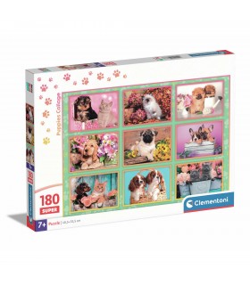Puzzle da 180 Pezzi - Puppies Collage