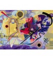 CreArt - Serie B Canvas: Giallo, Rosso, Blu di Kandinsky
