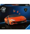 Puzzle da 158 Pezzi 3D - Lamborghini Huracán EVO Arancio