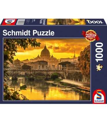 Puzzle da 1000 Pezzi - Luce Dorata su Roma