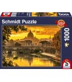 Puzzle da 1000 Pezzi - Luce Dorata su Roma