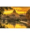 Puzzle da 1000 Pezzi - Luce Dorata su Roma