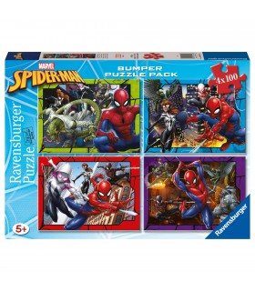 4 Puzzle da 100 pezzi Funko Pop! - Spider-Man