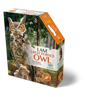 Puzzle da 300 Pezzi Sagomato - I Am Great Horned Owl